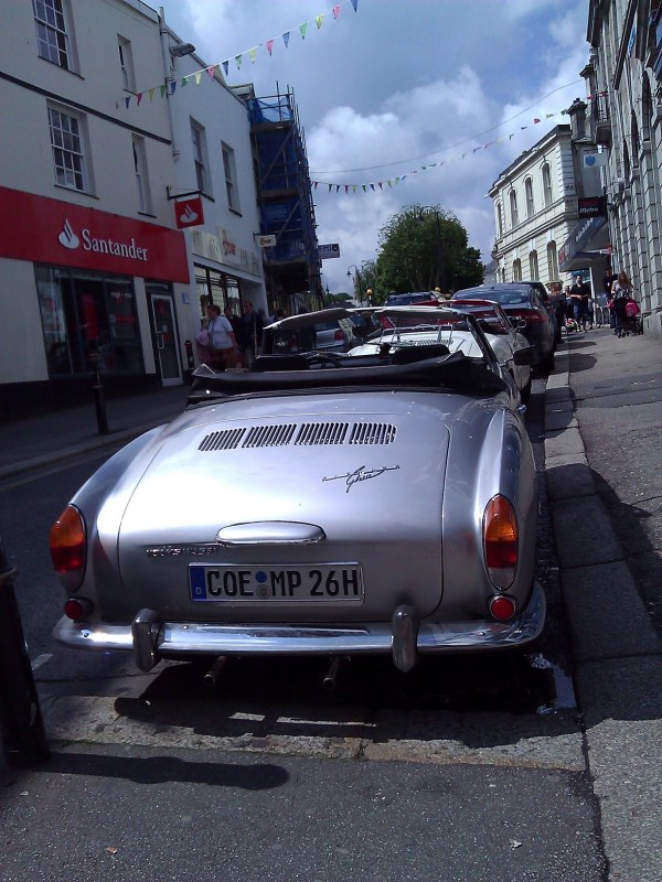 Rear view of this German beauty