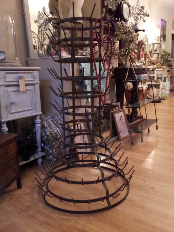 A French Wine Bottle Drier