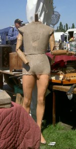 Unusual jointed male mannequin