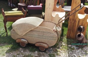 Wicker Pram